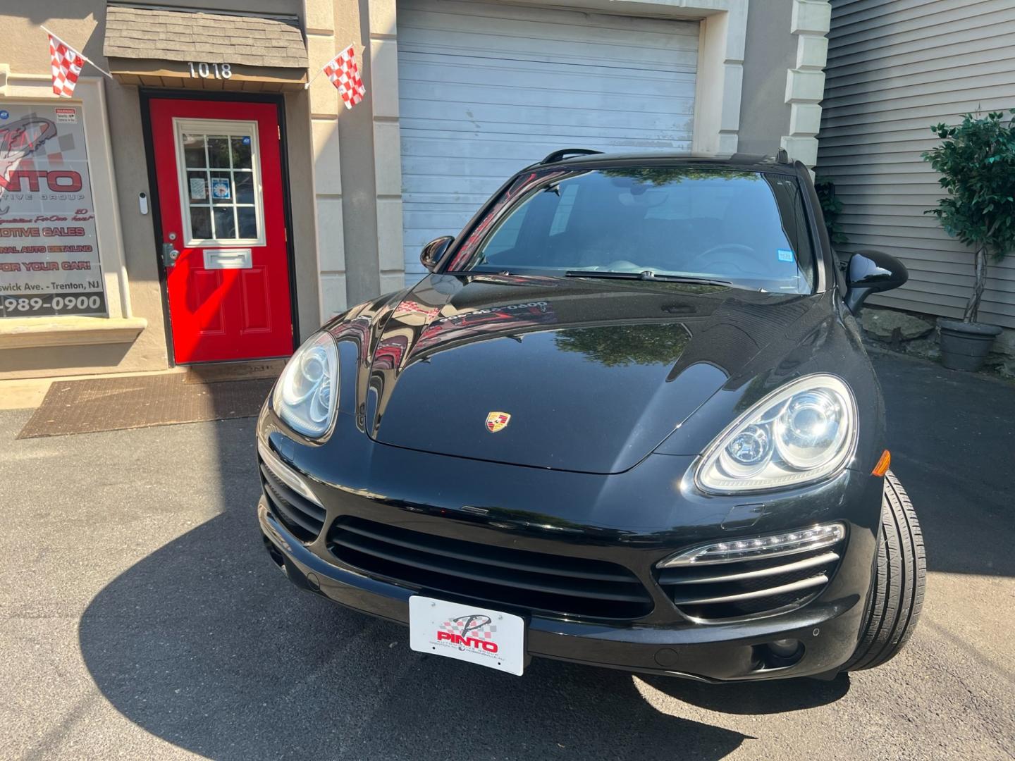 2014 BLACK /Black Leather Porsche Cayenne s (WP1AB2A20EL) with an 4.8L V8 DOHC 32V engine, 8 Speed Automatic transmission, located at 1018 Brunswick Ave, Trenton, NJ, 08638, (609) 989-0900, 40.240086, -74.748085 - This Porsche Cayenne is a super clean,well maintained black beauty! Always serviced and needs nothing. Please call Anthony to set up an appt. 609-273-5100 - Photo#13